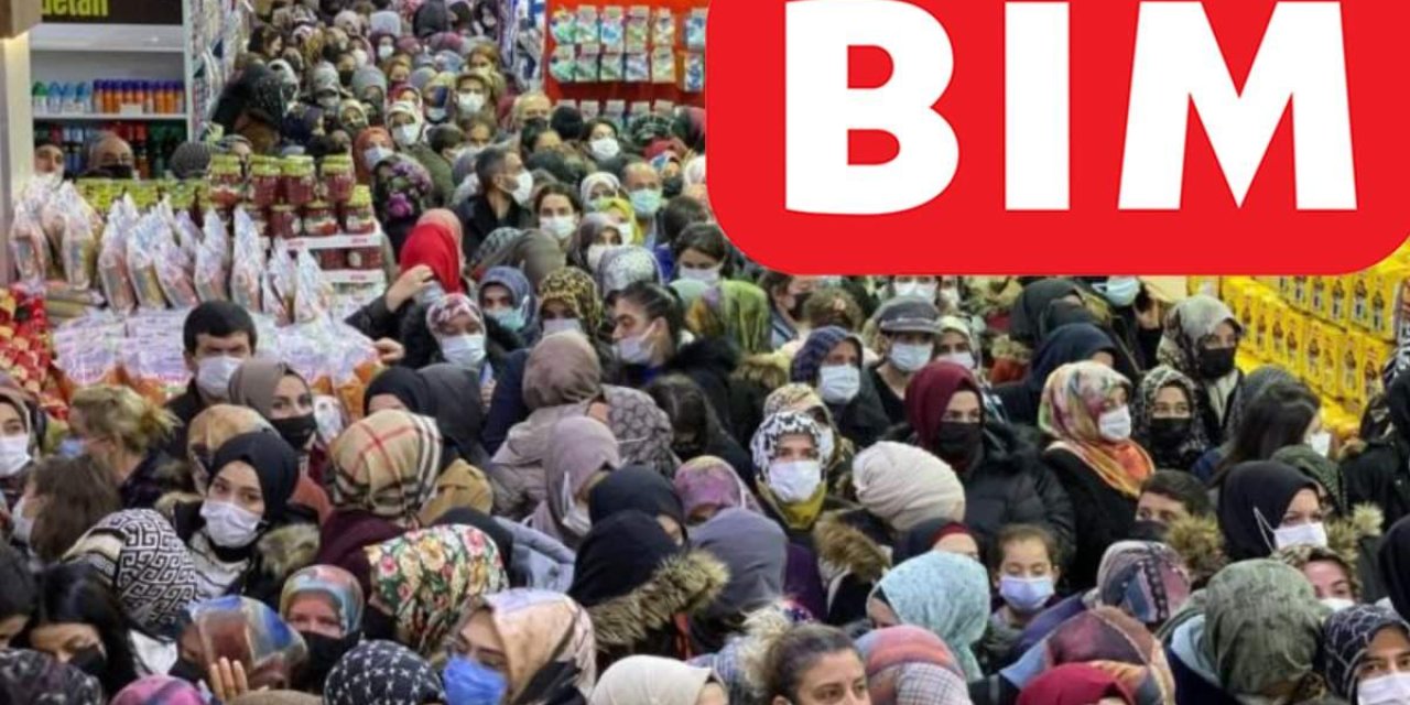 BİM'den çıldırtan Ayçiçek yağı, un, tuvalet kağıdı kampanyası fiyatları duyanlar markete koşuyor.