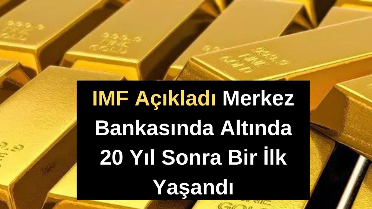 IMF Açıkladı Merkez Bankasında Altında 20 Yıl Sonra Bir İlk