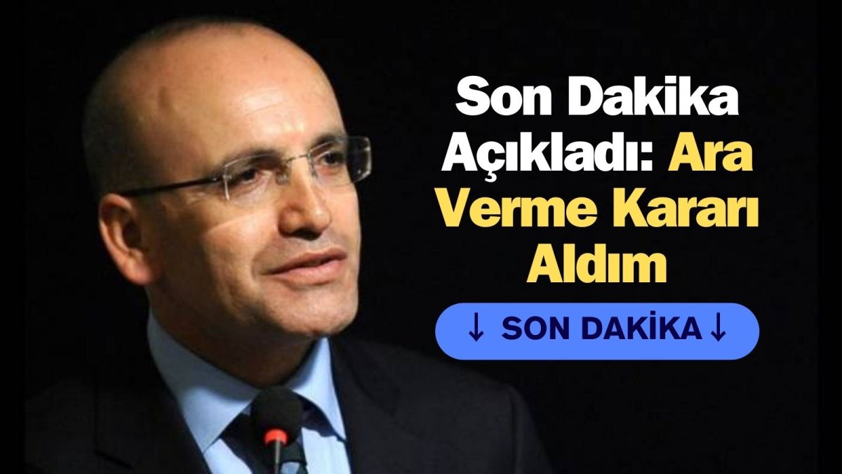 Son Dakika Açıkladı: Ara Verme Kararı Aldım