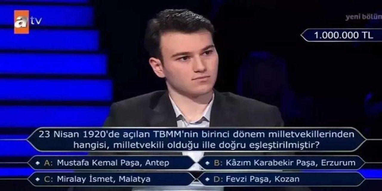 'Kim Milyoner Olmak İster?' yarışmasında 5 Milyonluk Soru Açılıyor: Tahminler...